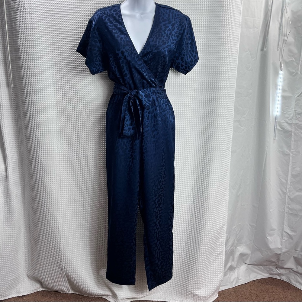 Express ladies Dark Blue Wrap Jumpsuit size XS